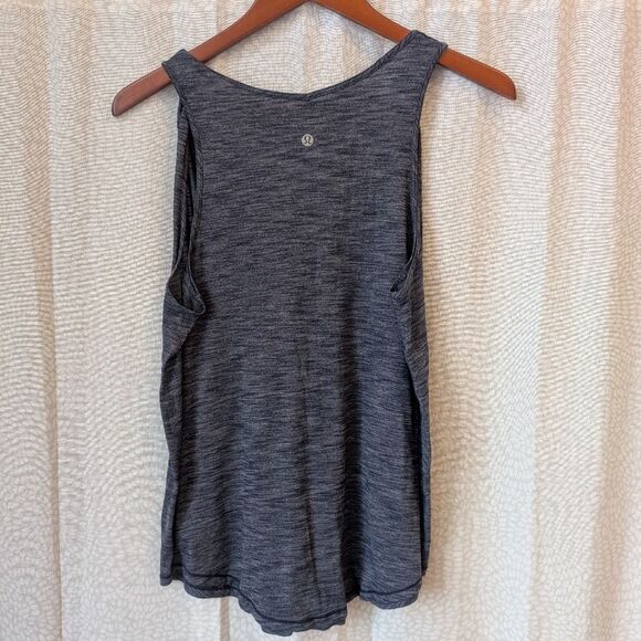 Lululemon Do The Twist Tank Heathered Navy Size 8 - Picture 8 of 8